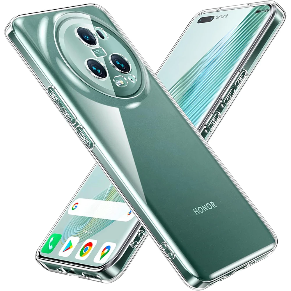 Cover morbida in silicone trasparente per huawei honor magic_voghion.com