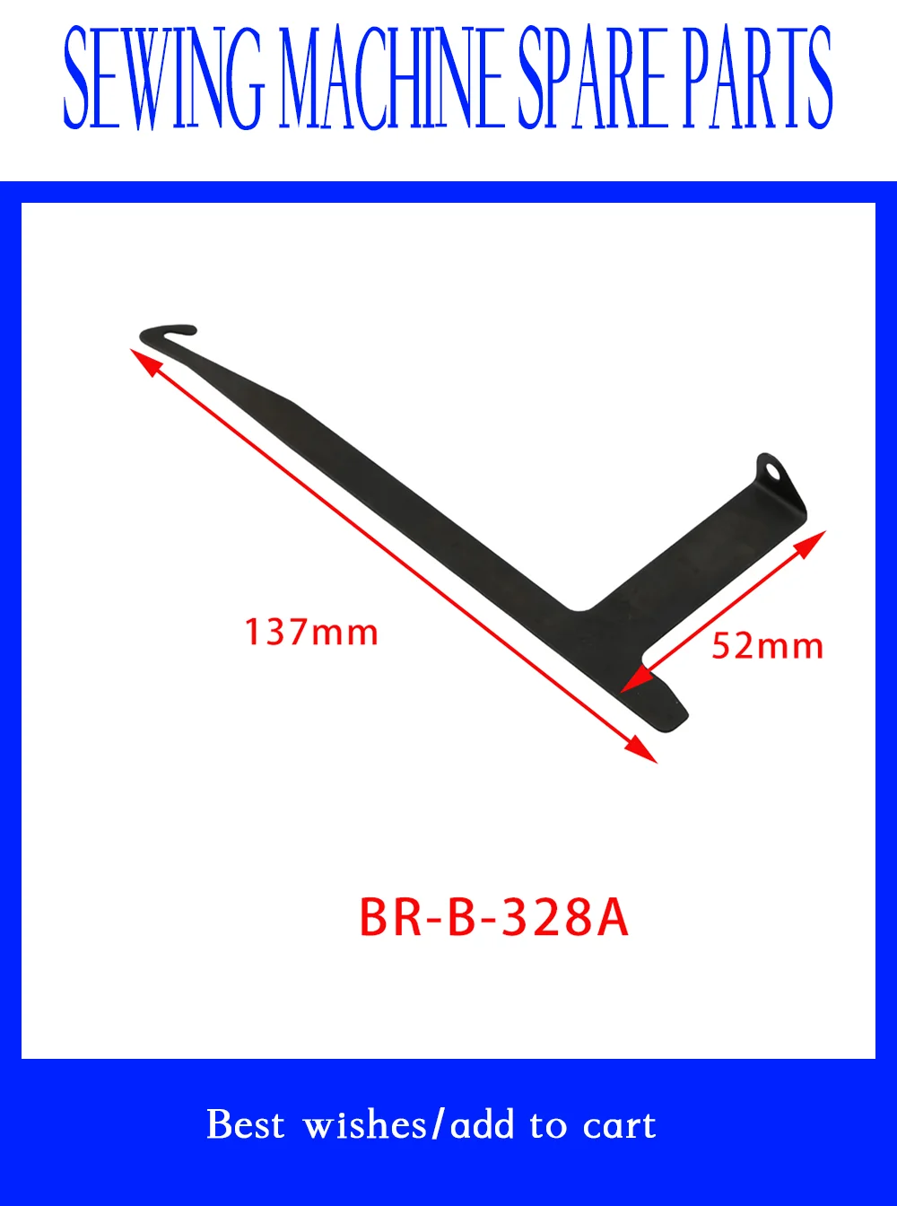 Hook Knife For TAJIMA FEIYA And Chinese Computer Embroidery Machine Spare Parts Length 135mm  Width 46mm 52mm