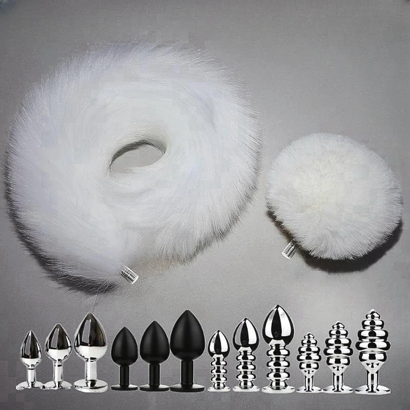 BDSM Faux Fox Tail Anal Plug with Removable Smooth Butt Plug for Men Women Role-playing Adult Games Sex Toys — view 6