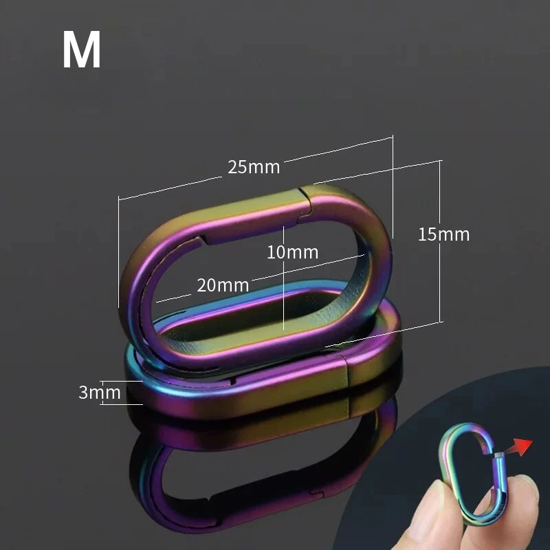 Titanium Quickdraw Keychain: Lightweight Carabiner Accessory