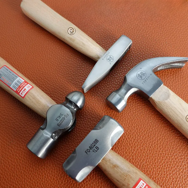 Mini Hammer Manual Tools Multitool Hammer 1Pc 165/170mm Multifunction Mini Hammer Solid Wood Short Handle High Carbon Steel Small Manual Hardware Tool