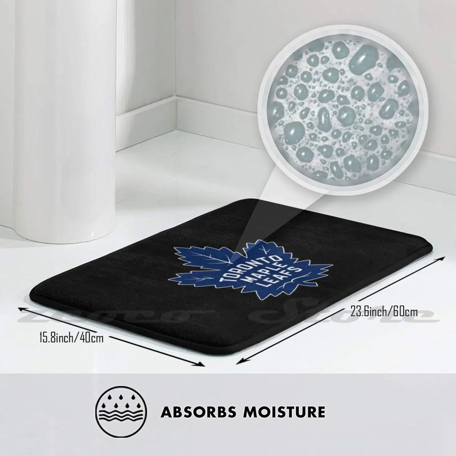 Maple Leafs , Toronto Soft Non-Slip Mat Rug Carpet Cushion Toronto Team Usa Us Canada Sport Ice Hockey Logo 3