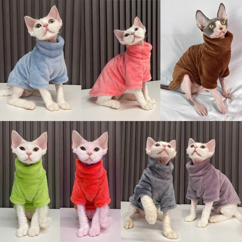 Pet Clothes Sphinx Sweater Autumn Winter Thicken Keep Warm Stylish Coat Small Dog Waistcoat Soft Wool Clothes High Quality Pet Clothes Sphinx Sweater Autumn Winter Thicken Keep Warm Stylish Coat Small Dog Waistcoat Soft Wool Clothes High Quality