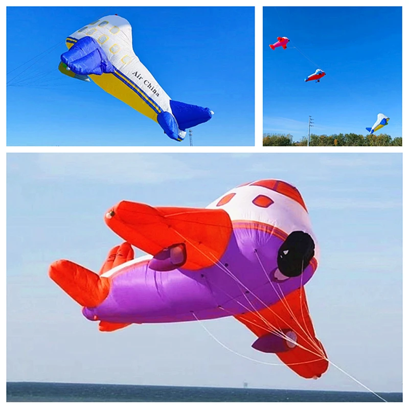 

free shipping 6m Plane kites new kites inflatable toys professional kite adult line kites reel octopus kite flying snake Winder