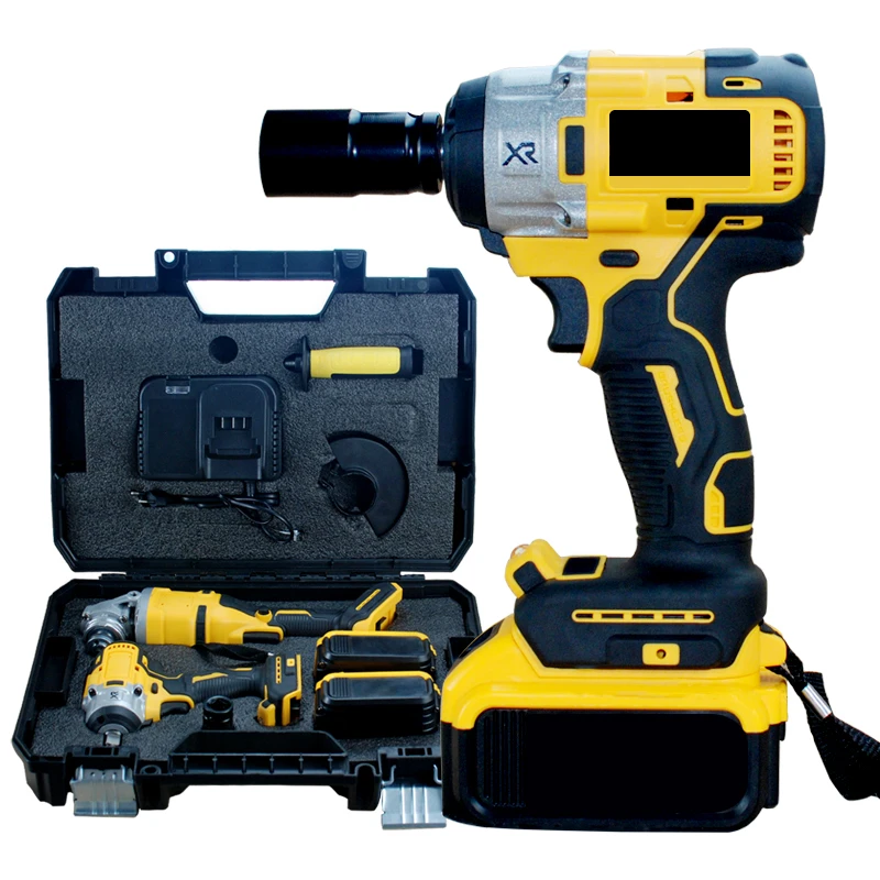 

Professional electric angle grinder cordless mini grinder power sets repair tools impact wrench battery torque wrench