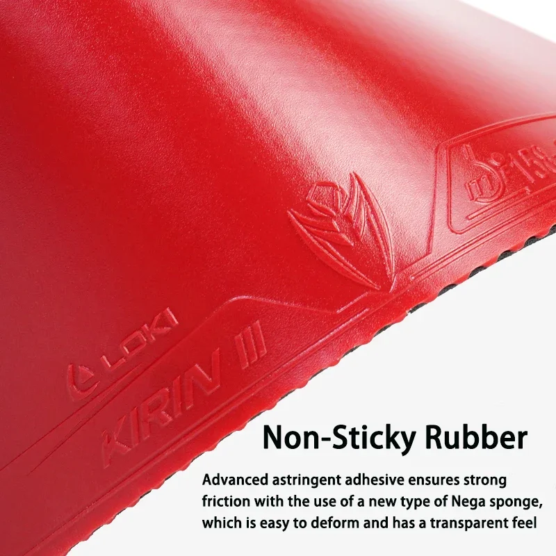 LOKI-K3 Ping Pong Rubber Sheet Non-Sticky Table Tennis Rubber Pre-Tuned Cake Sponge Backhand (Counter) Fast Break
