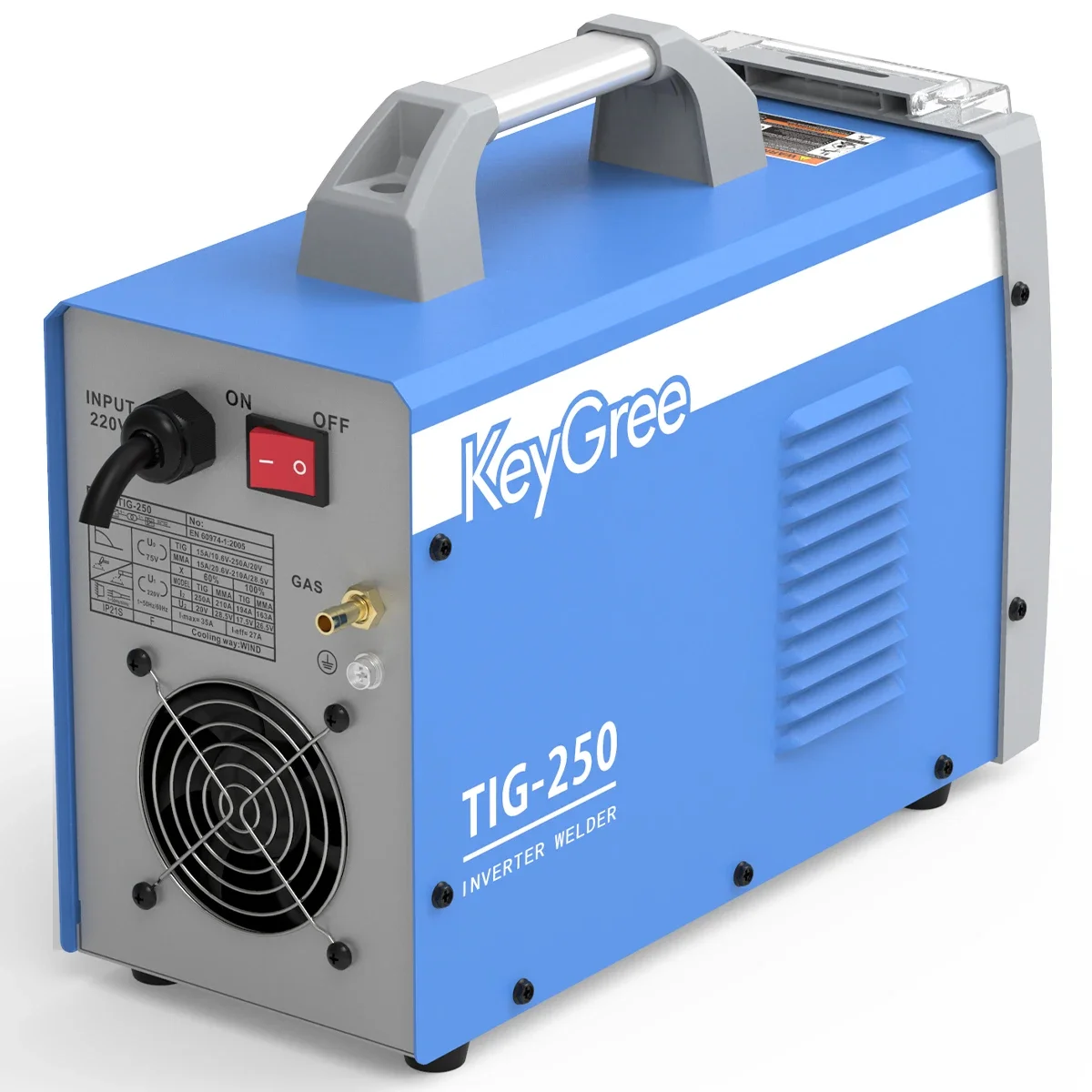 Portable Light Weighthigh Efficiency IGBT 250Amp Inverter TIG/MMA Welding Machine Tig Welder 3