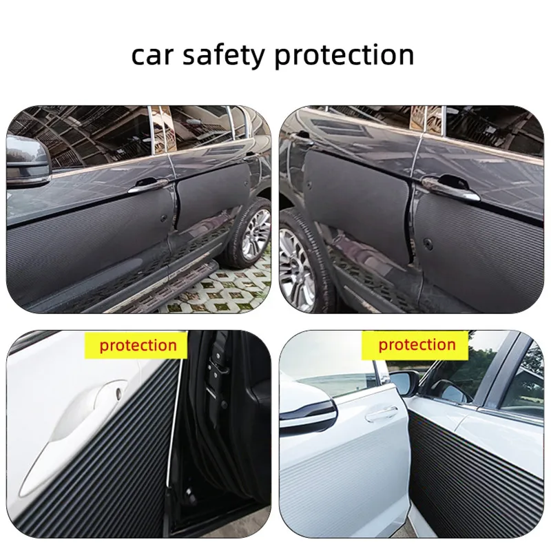 Nastro Protezione Portiere Auto 10m Argento - Striscia Antigraffio E Anticollisione Per SUV E MPV