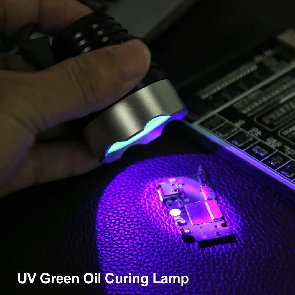 USB UV Glue Curing Lamp Classic Green Oil Heating Light Circuit Board Smart Mobile Phone Repairing