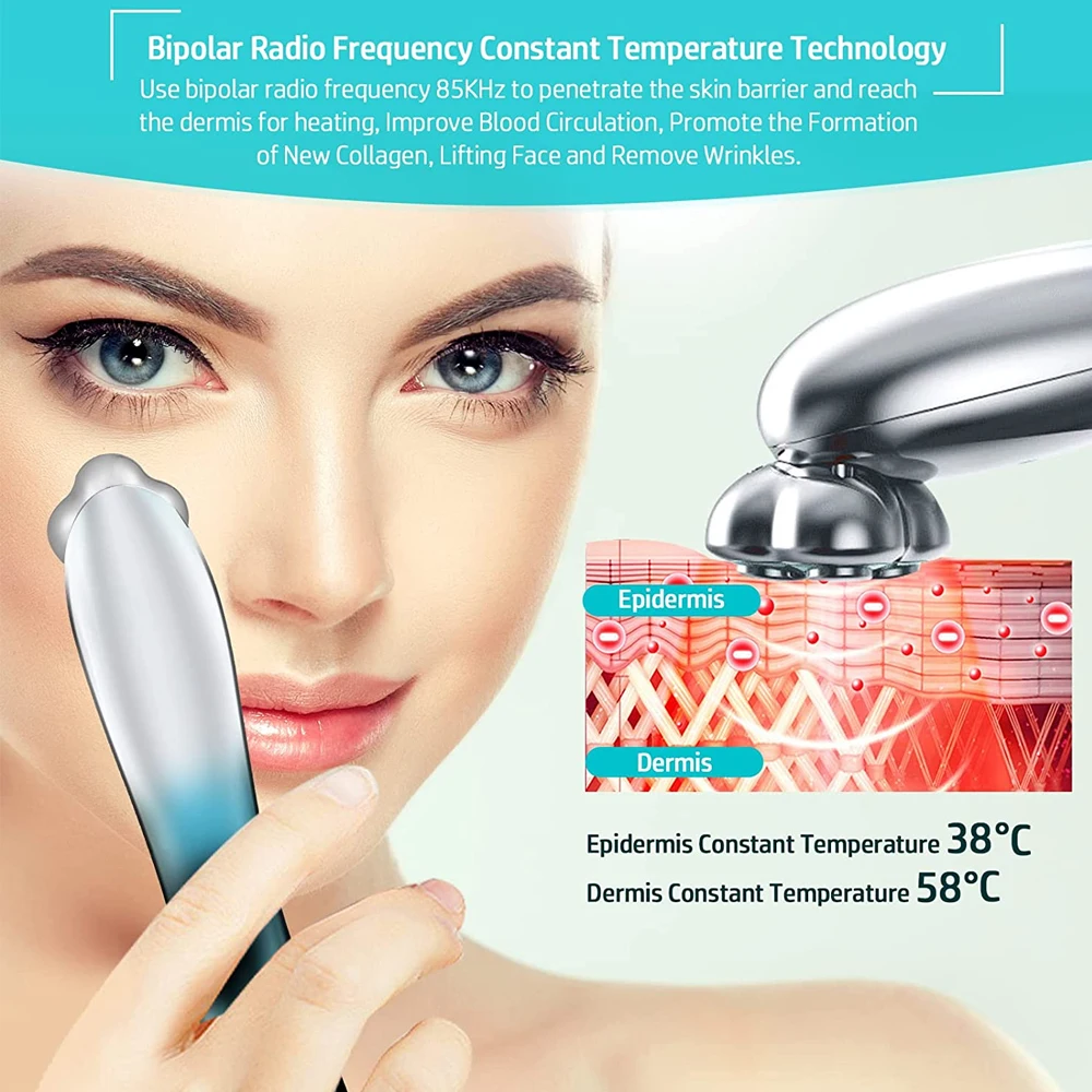 Microcurrent Facial Device RF Radio Frequency Eye Skin Tighten & Anti