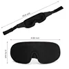 3D Blocking Light Soft Sleep Mask Padded Travel Rest Sleeping Eye Cover 6