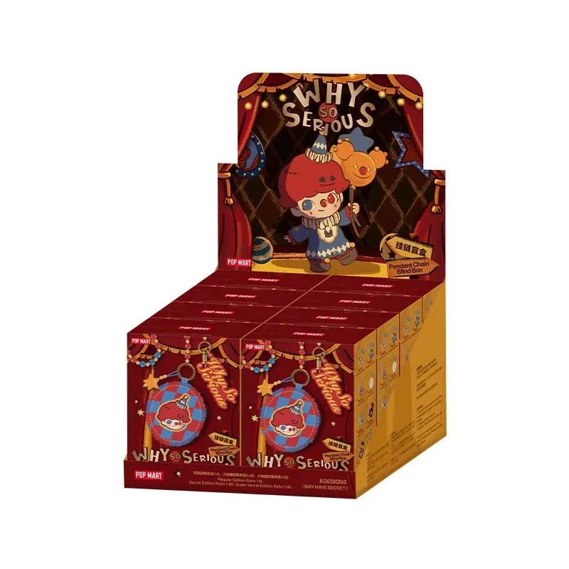 POPMART WHY SO SERIOUS Series Pendant Blind Box Toys Kawaii Anime