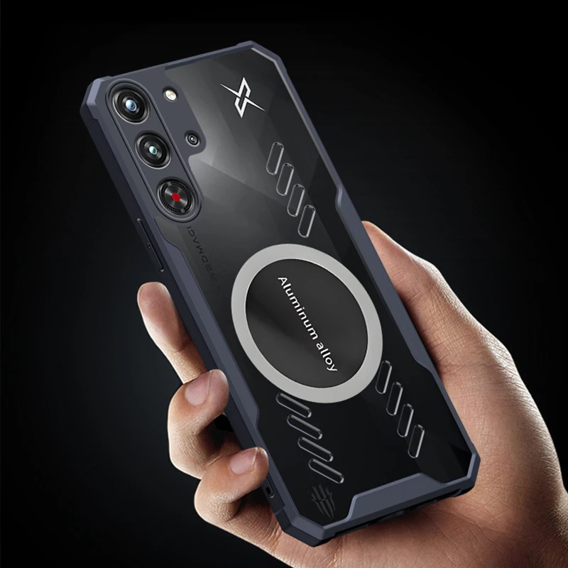 Graphene Heat Dissipation Shockproof Magnetic Game Case with Air-Bag Protection