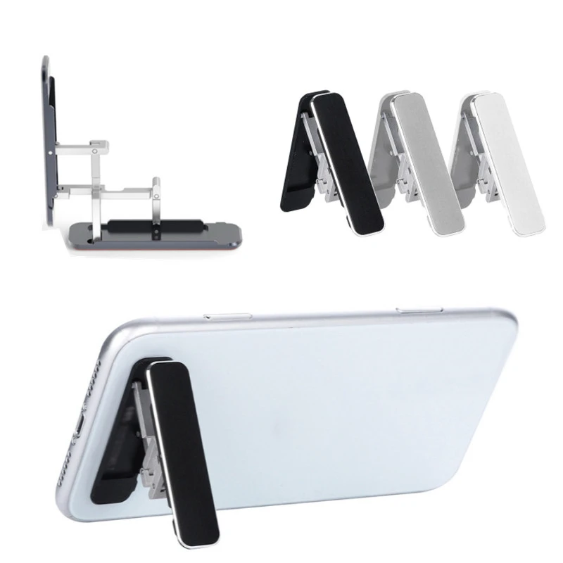 Universal Mini Metal Folding Mobile Phone Holder Stand Aluminum Alloy