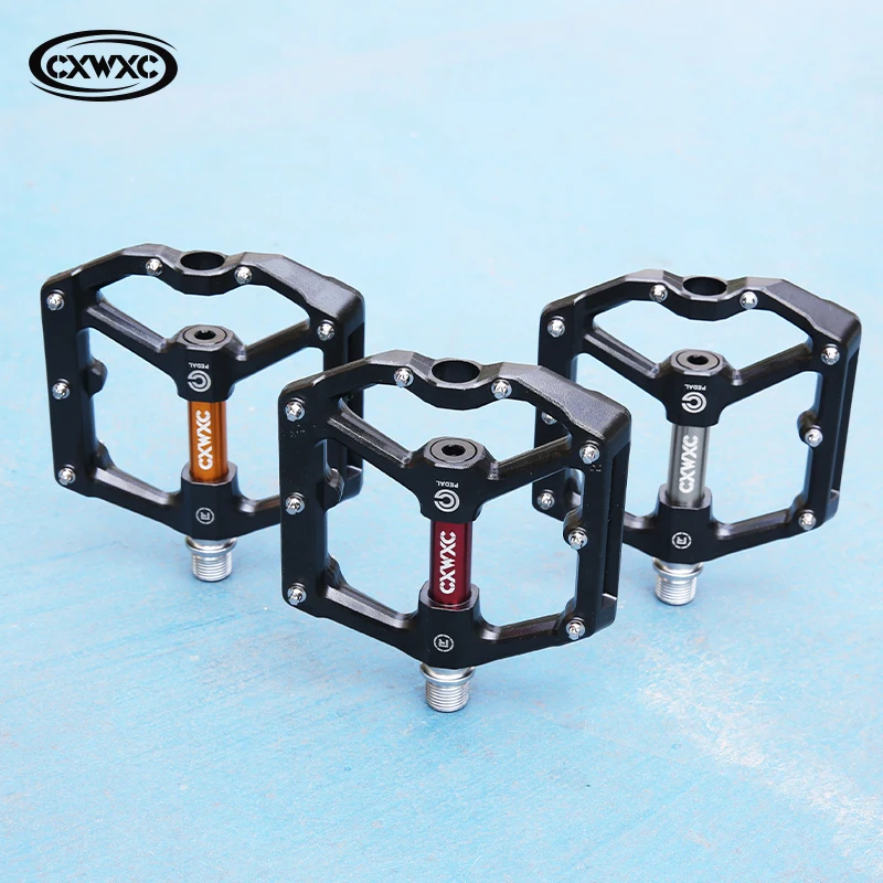 Pedali Bici In Alluminio CNC Con Riflettori - 3 Cuscinetti Sigillati, Antiscivolo, 9/16" - Foto 6