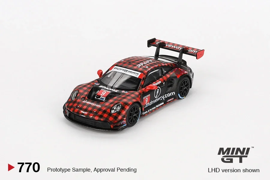 MINIGT 1:64  R #9 GTD PRO Pfaff Motorsports Diecast Model Car 2