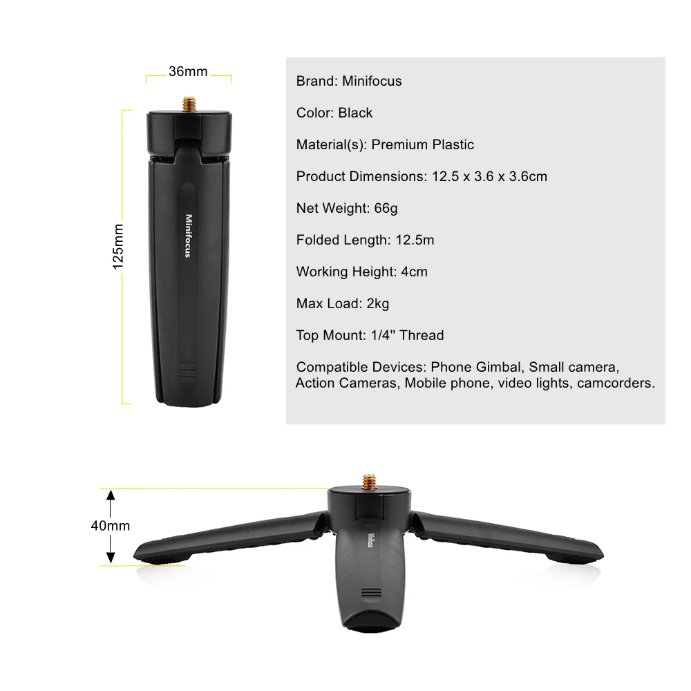 Mini Dji Osmo Mobile OM 2 3 4 5 Gimbal Travel Vlog DSLR SLR