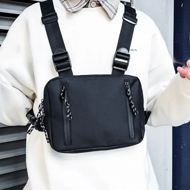 

Rig Waist Hop Pack Tactical Casual Phone Mobile Bags Bag Fashion For Chest Hip Streetwear Fanny Bag Men Chest Male Functional