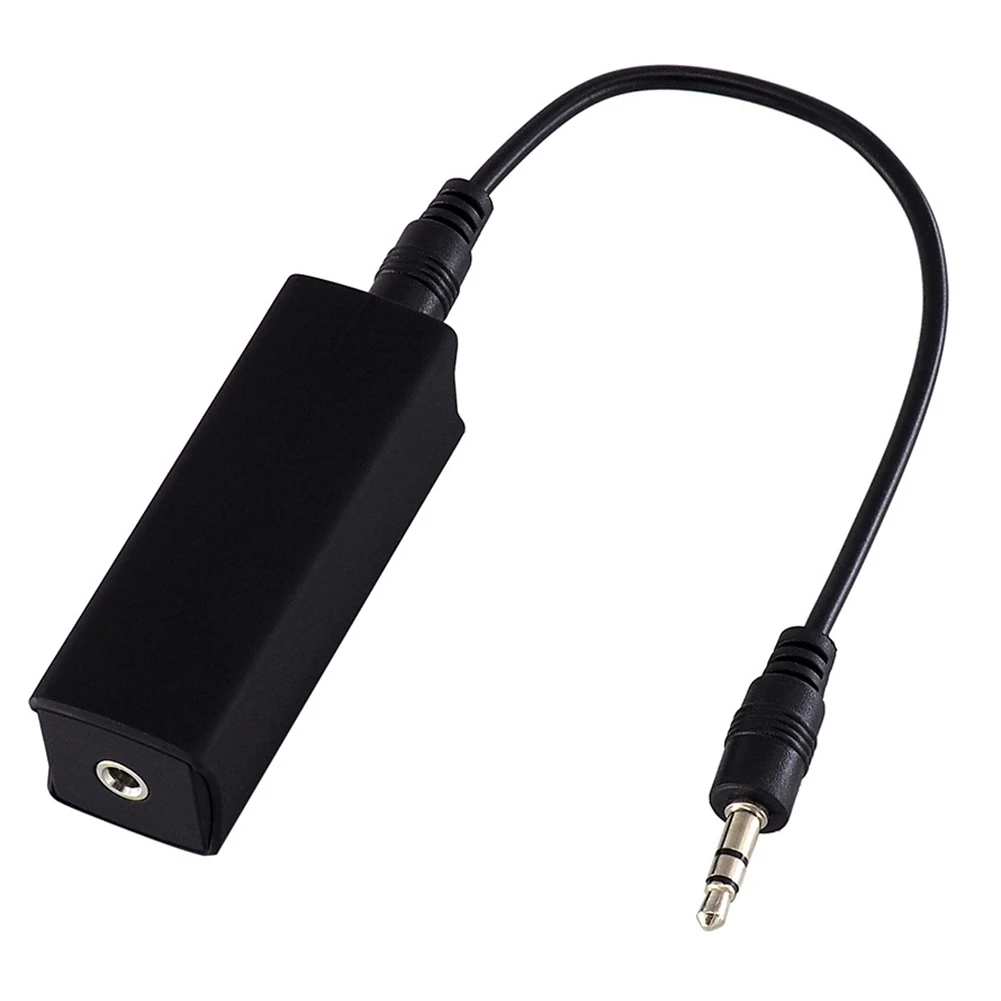 

Ground Loop Noise Isolator Anti-Interference Safety Accessory with 3.5mm Cable Stereo Car Audio Auxiliary Cable