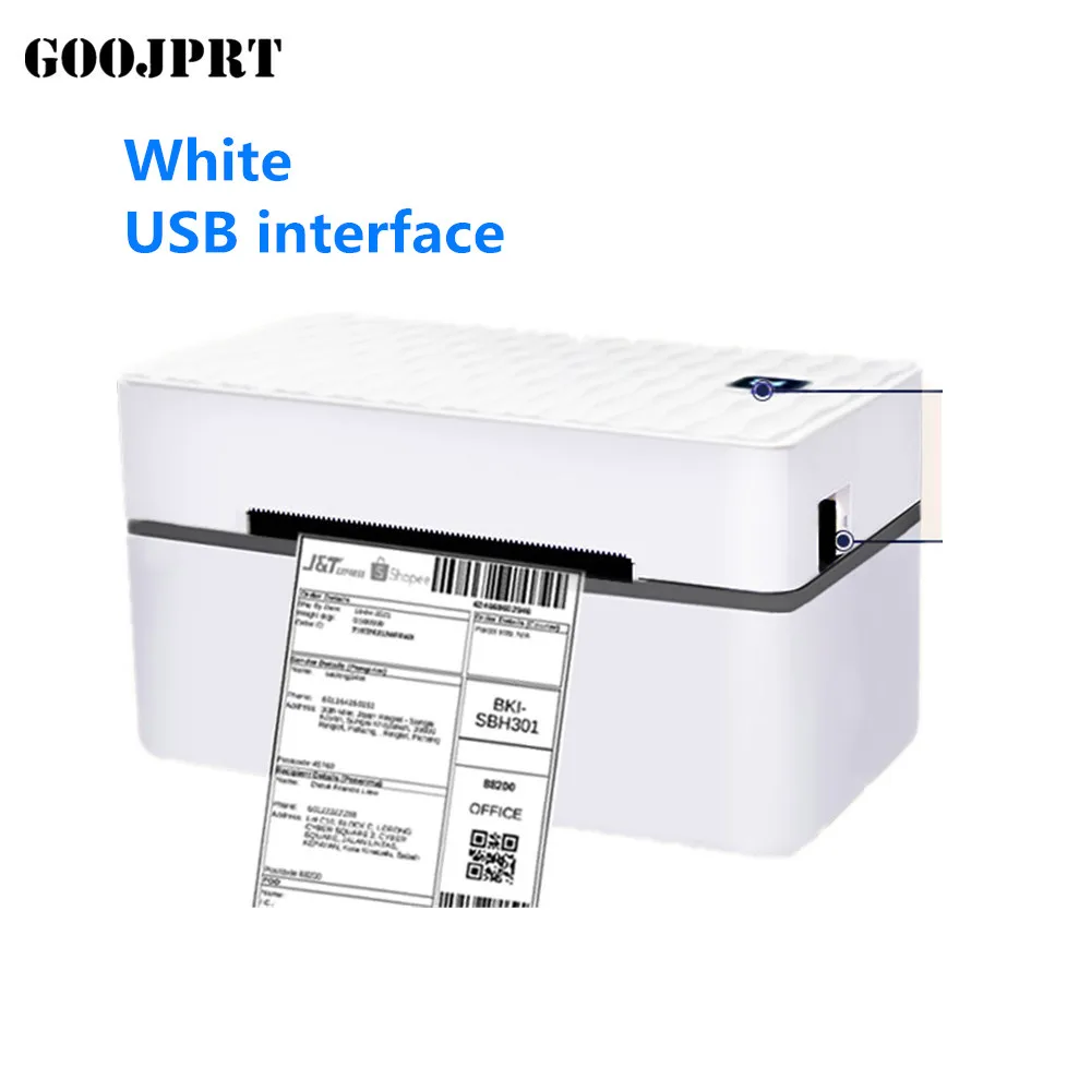 bluetooth mini portable thermal printer Thermal shipping Label Barcode sticker Printer 4inch USB Bluetooth for 40-110 width Compatible with Ebay Etsy Shopify 4×6 bluetooth pocket printer Printers