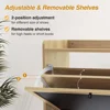 Shoe Storage Cabinet Set of 2 with 3 Flip Drawers Freestanding Narrow Shoe Cabinets Slim Shoe Racks Cabinet 3