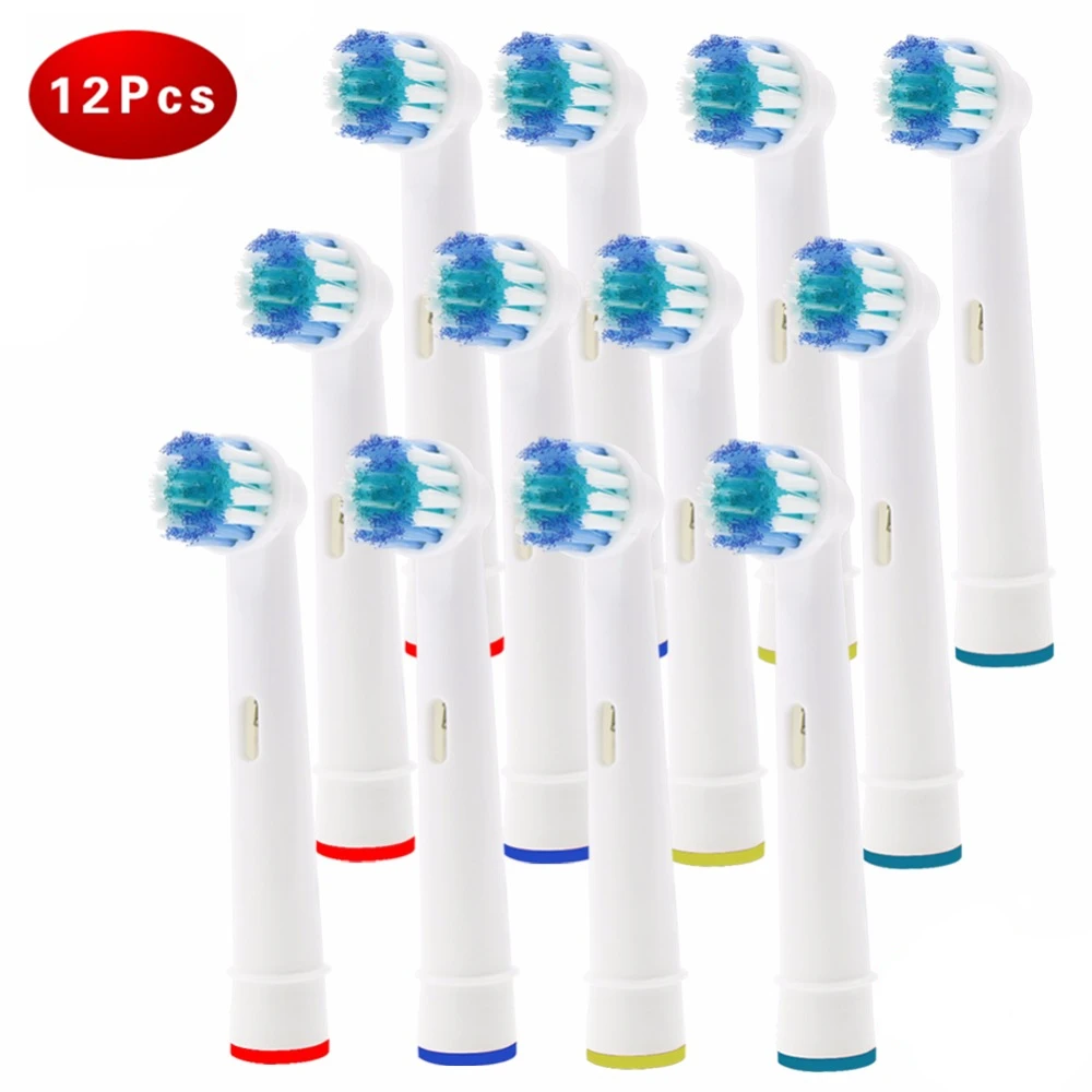 12PCS Brush Heads For Oral-B Electric Toothbrush Fit Advance Power/Pro Health/Triumph/3D Excel/Vitality Precision Clean bamboo charcoal brush heads for oral b electric toothbrush advance power pro health triumph 3d excel vitality precision