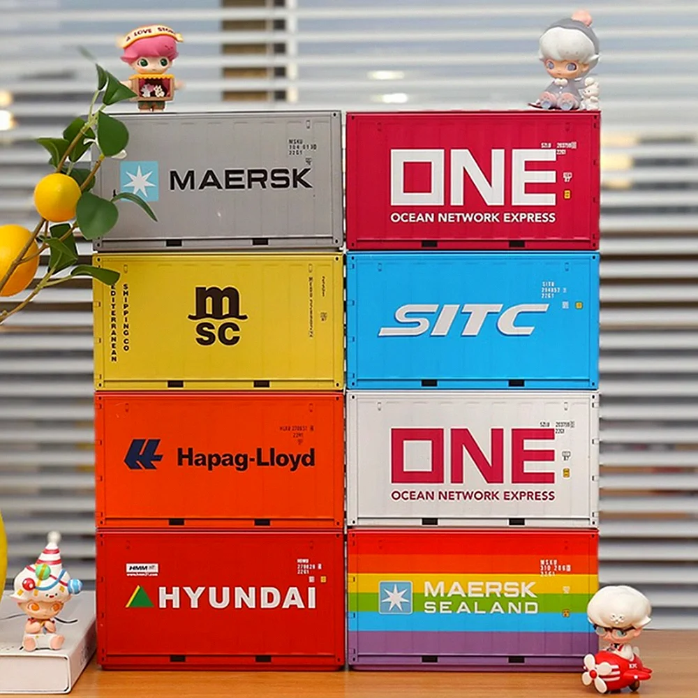 Metal Cargo Shipping Container Tissue Box Cover, Table Decorations Household Napkin Paper Iron Holder 5