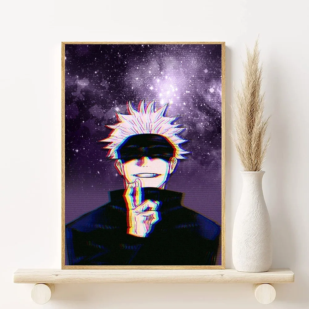 Gojo Satoru Jujutsu Kaisen Canvas Art Print - Aesthetic Wall Decor