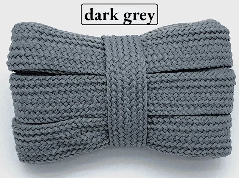 Premium Quality Colored Flat Soft Laces for Sneakers - 2cm Wide, Thickened Design