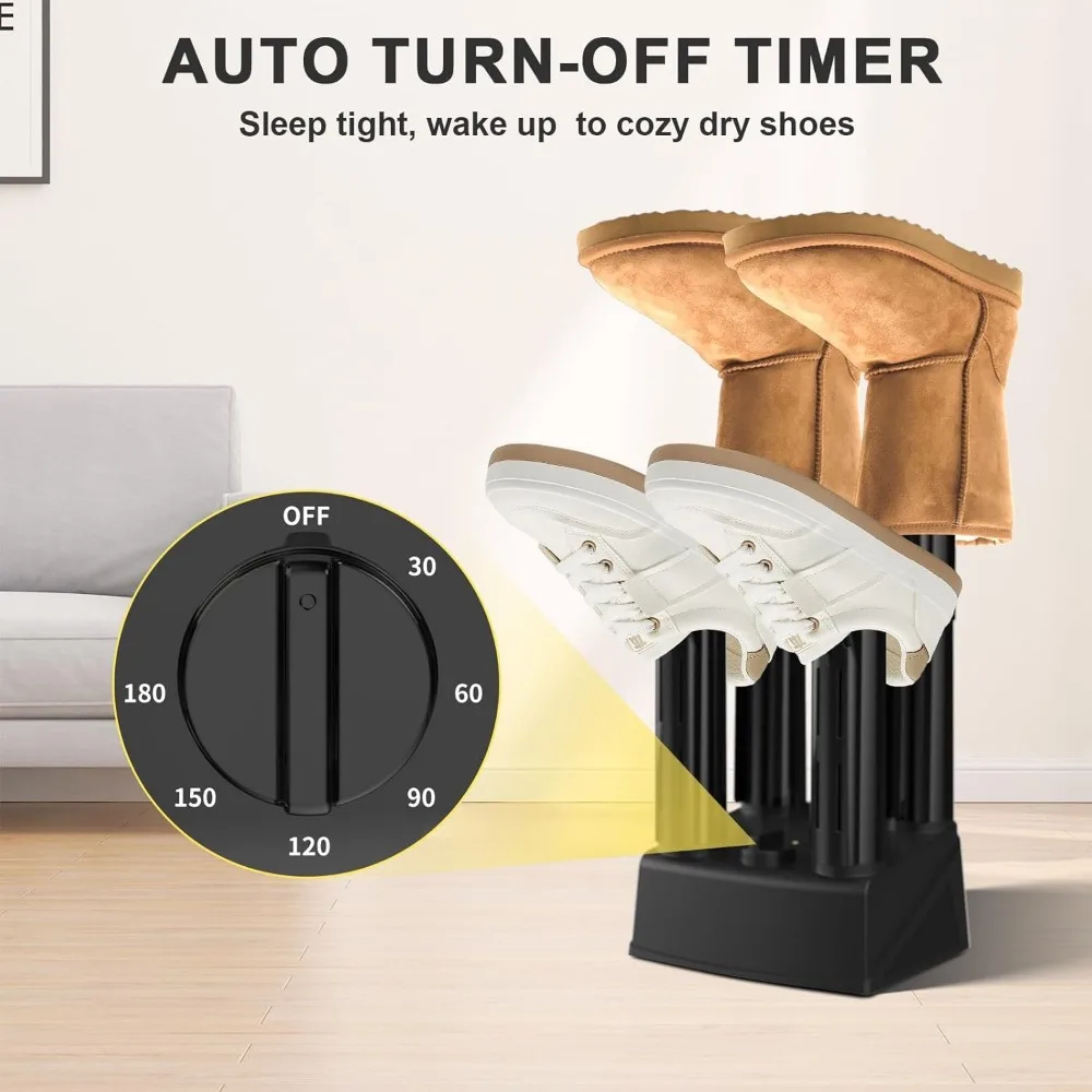 Boot Dryer Shoe Dryer: Boot Dryers and Deodorizer with Fan, for Work Boots with Timer, Shoe Dryers for Sneakers 5