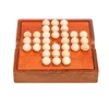 Single Player Chess Wooden Peg Solitaire IQ Logic Challenges Strategy Board Games Adults Kids Party Family Fun Great Idea Gifts 1