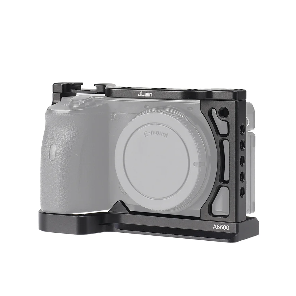 

A6600 металлический корпус для камеры Sony A6600 DSLR корпус с холодным башмаком и отверстиями для установки штатива аксессуары для съемки