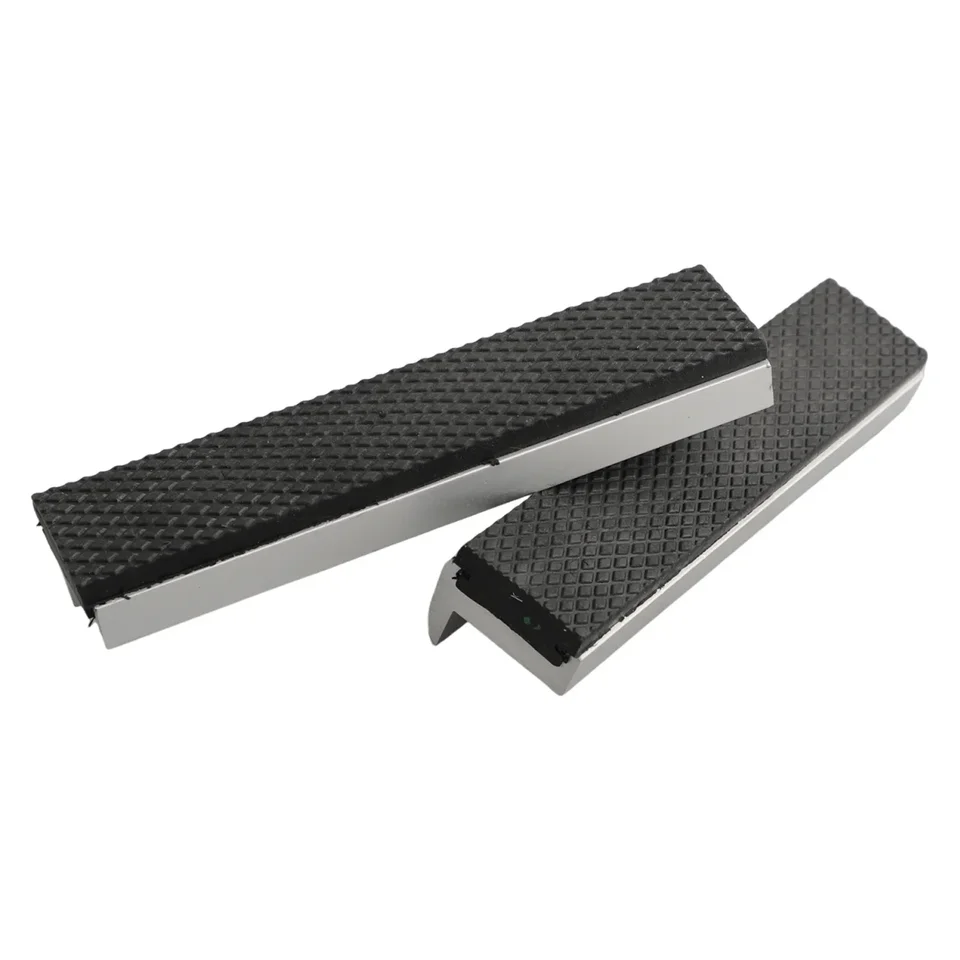 Protection Magnétique Pour Mâchoires D'étau - Coque En Alliage Aluminium/caoutchouc, Taille 7.6 Cm à 20.3 Cm | Antidérapant, Installation Facile
