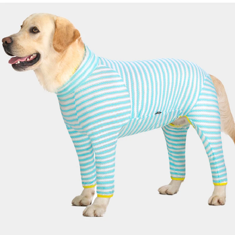 Big Dog Clothing Summer Large Dog Clothes Thin Mesh Jumpsuit Welsh