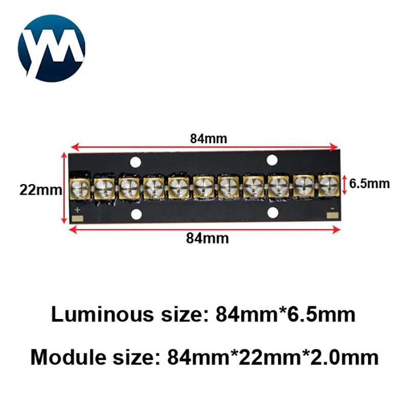 Description Picture 4 of item140W 150W 144W UV Light Uv Curing Lamp 365nm  385nm 395nm 405nm For Resin Ink Printing Curing