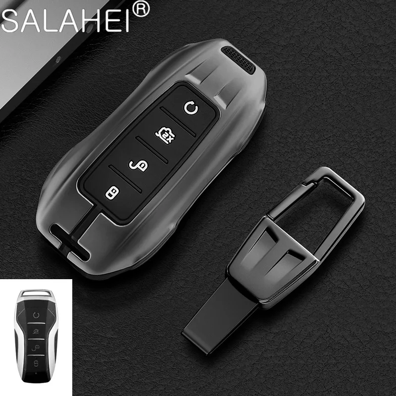 

Zinc Alloy Silicone Car Key Case Cover Shell For BYD Atto 3 Song Qin Han EV Tang DM 2018-2022 PLUS/Song Pro/MAX/Yuan Accessories