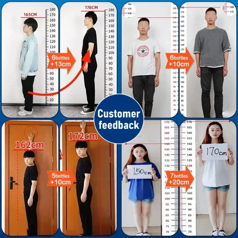 6/10/60PCS Height Growth Patch Promote Bone Heightening Calcium Vitamin D Supplement Adult Children Height Enhancer Foot Patches