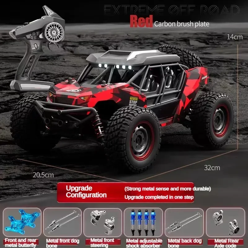 4WD Brushless Remote Control Car 2.4G Remote Control Rally Climbing High-speed Off-road Vehicle Speed 60KM/H Boy Toy Racing Car 6