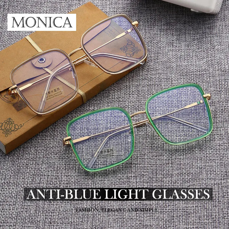 Fashion Classic Metal Anti-Blue Light Glasses Women Men Vintage Round Frame Computer Game Goggles Blue Ray Blocking Eyeglasses,eyeglasses frames,eyeglass frames,optical glasses