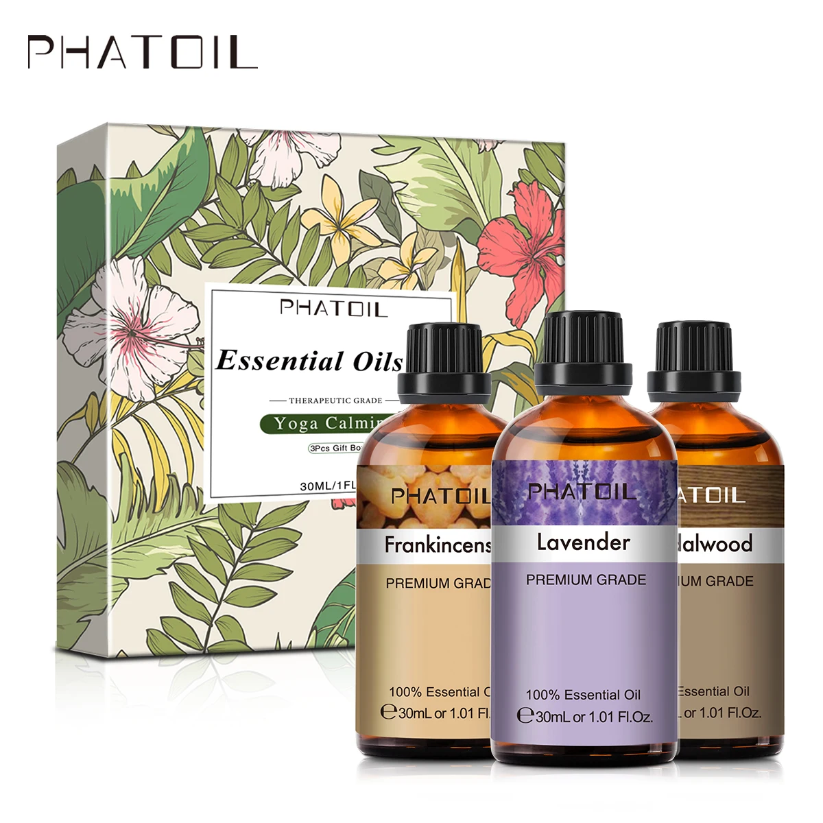 3pcs Kit Essential Oils Set for Perfume Candles Soap Making Spa Massage Oil Lavender Frankincense Sandalwood 10ml Essentials Oil 10ml lavender essential oil massage diffuser frankincense bergamot cedarwood sandalwood tea tree aroma oil