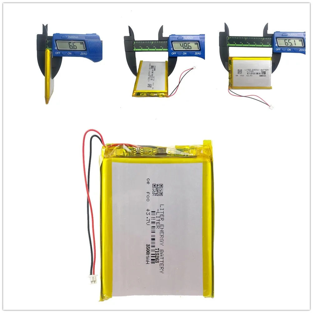 Rechargeable Battery 715263 3.7v 3500mah 705068 Lithium Polymer Battery 2800mah 605065 With Board For RG35XX R36S Pda Tablet Pcs Digital Products