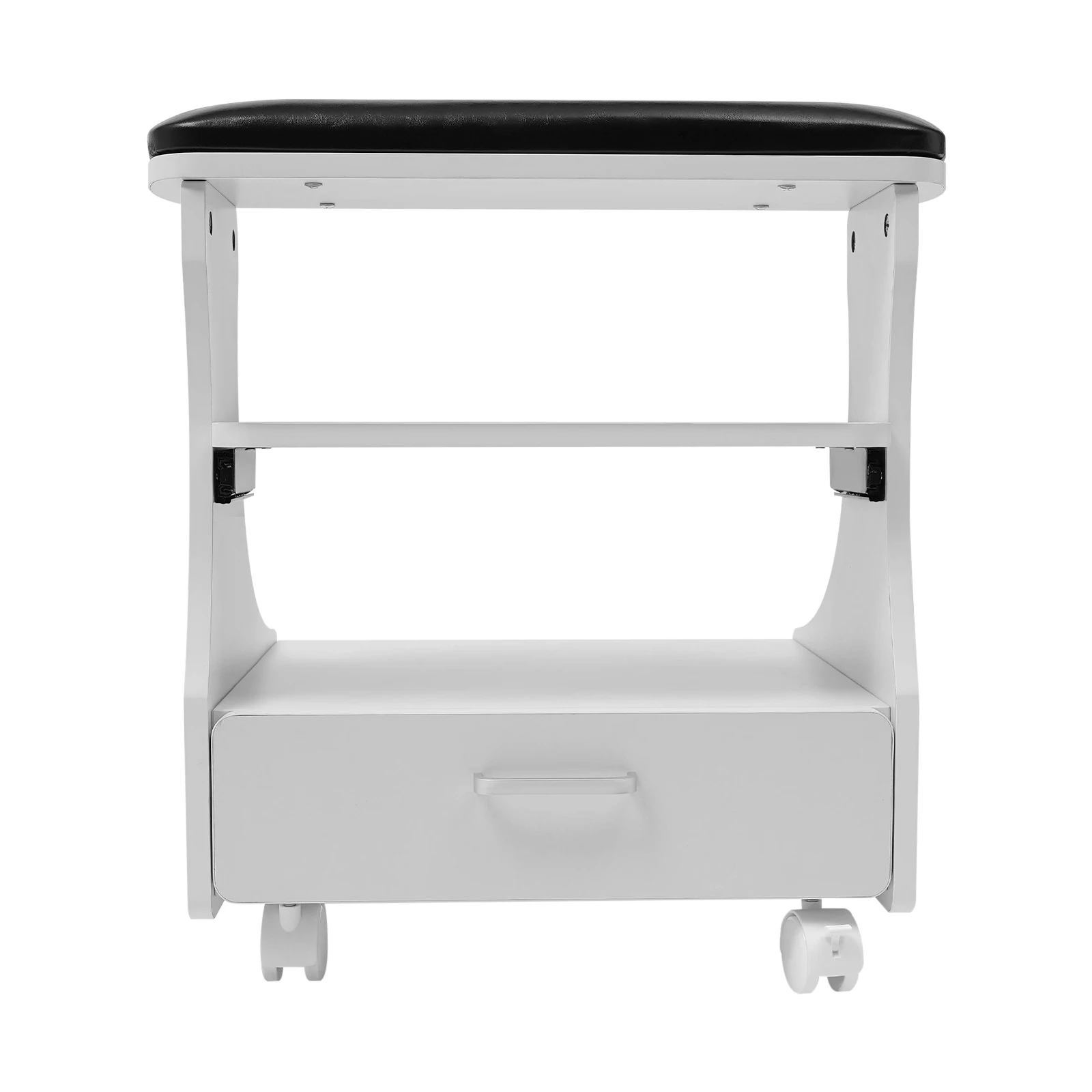 Foot Bath Stool Foot Rest Pedicure Manicure Funiture Trolley Footbath with Wheels for Beauty Salons