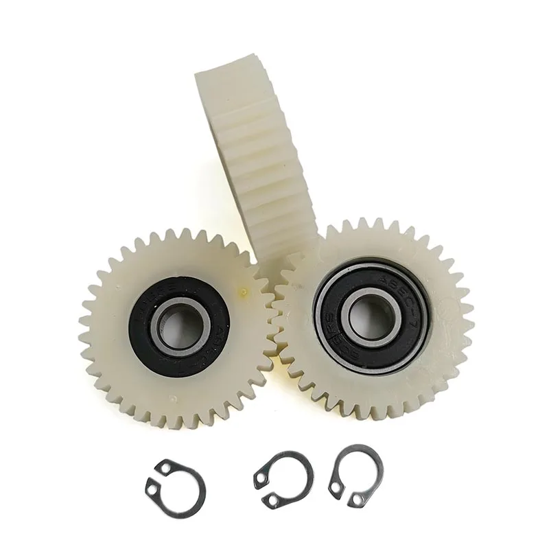

36T 1M Electric Bicycle Gear Nylon Plastic Gear Accessories 36 Tooth 608Z Bearing OD=38mm Thick =12mm