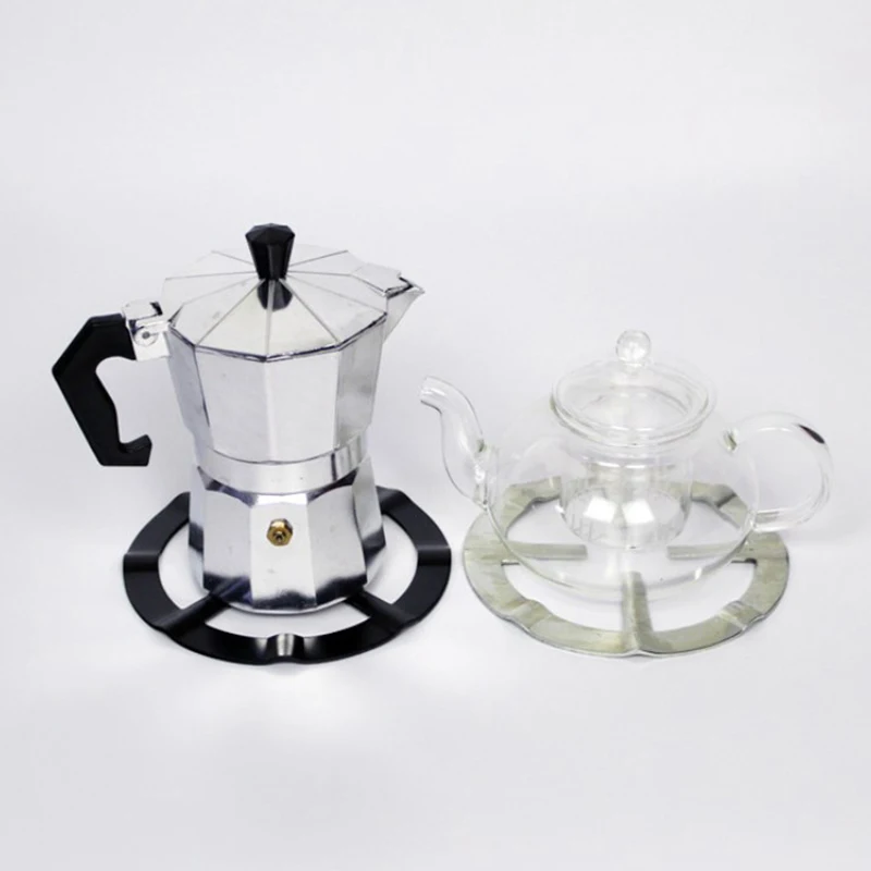 Stainless Steel Gas Cooker Rack Coffee Pot Rack espresso coffee maker coffee maker coffee pot espresso maker coffee kettle pour over coffee maker french press coffee press coffee press coffee server coffee maker accessory 1Pc