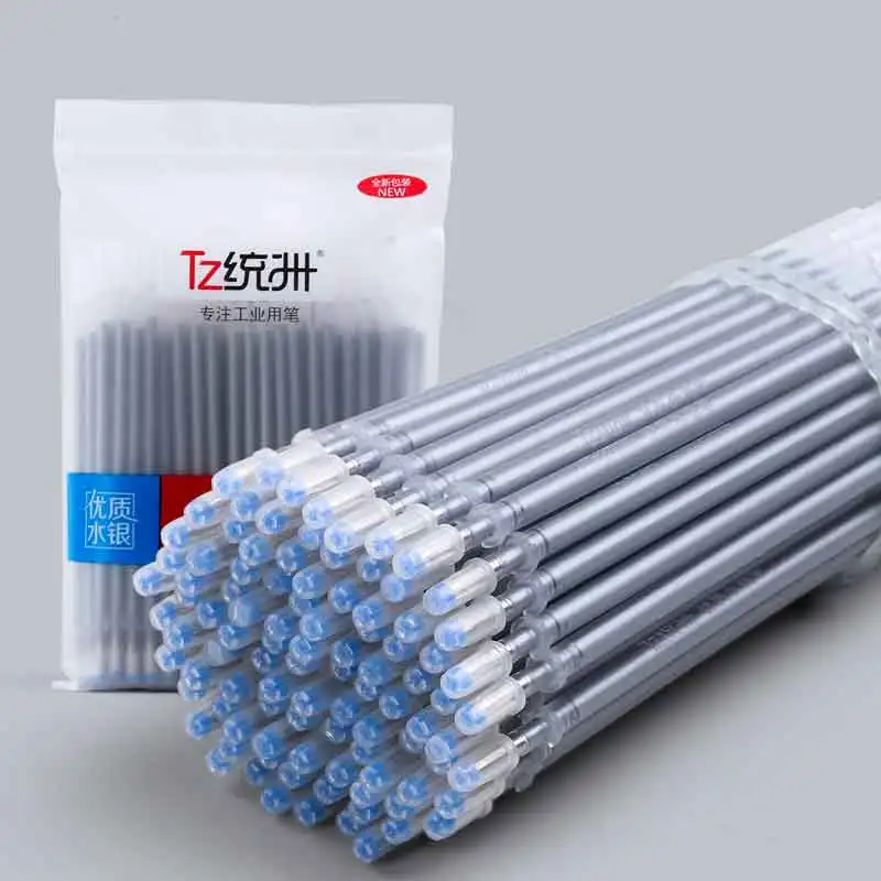 Silver Refill 0.8mm Fabric Marker 50/20Pcs set For Sewing Cotton Silk Leather Textile Patchwork Marking Erasable Washable Handle permanent marker pen,marker pens,permanent marker,permanent markers,markers pen,art markers,art marker pen
