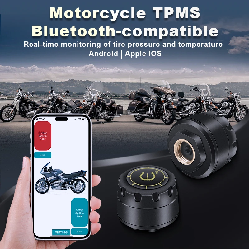 Système De Surveillance De Pression Des Pneus TPMS Bluetooth 5.0