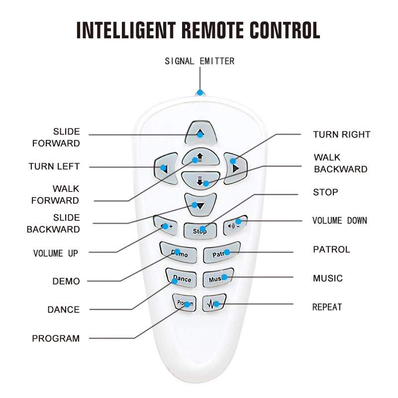 Robot Toy Remote Control Robot Toy Intelligent RC Robot Programming Remote Control Robot Toys Biped Humanoid