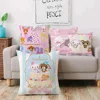 S_Sugarbunnies Anime Pillow Covers Cartoon Sofa Decorative Home Double-sided Printing Short Plush Cute Cushion Cover 2