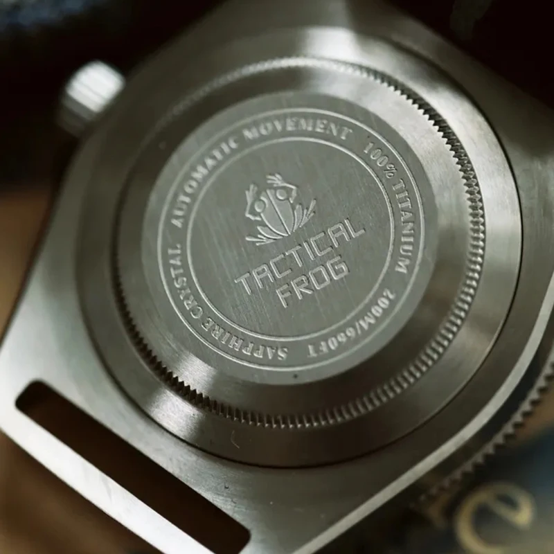 Tactical Frog FXD Titanium Watch Men Sapphire Glass 200M