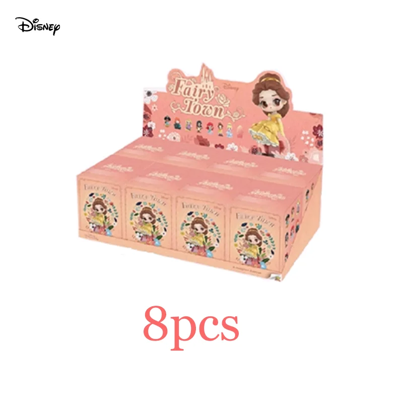

Genuine Disney Princess Series Mystery Box Fairy Tale Town Surprise Blind Box Ornament Original Dolls Gifts Collection Figure